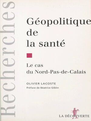 cover image of Géopolitique de la santé